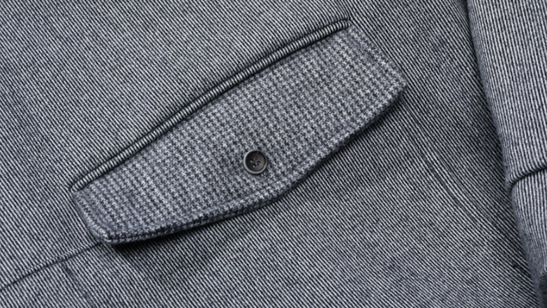 ダブルユーブイプロジェクト(WV PROJECT) Line Wool Anorak Dark gray MJOT7326
