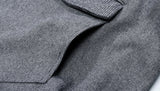 ダブルユーブイプロジェクト(WV PROJECT) Line Wool Anorak Dark gray MJOT7326