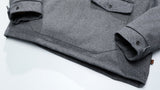 ダブルユーブイプロジェクト(WV PROJECT) Line Wool Anorak Dark gray MJOT7326