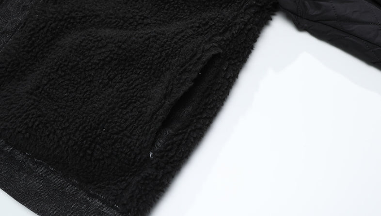ダブルユーブイプロジェクト(WV PROJECT) LOOPI REVERSIBLE SHERPA DENIM JACKET BLACK CJOT7325