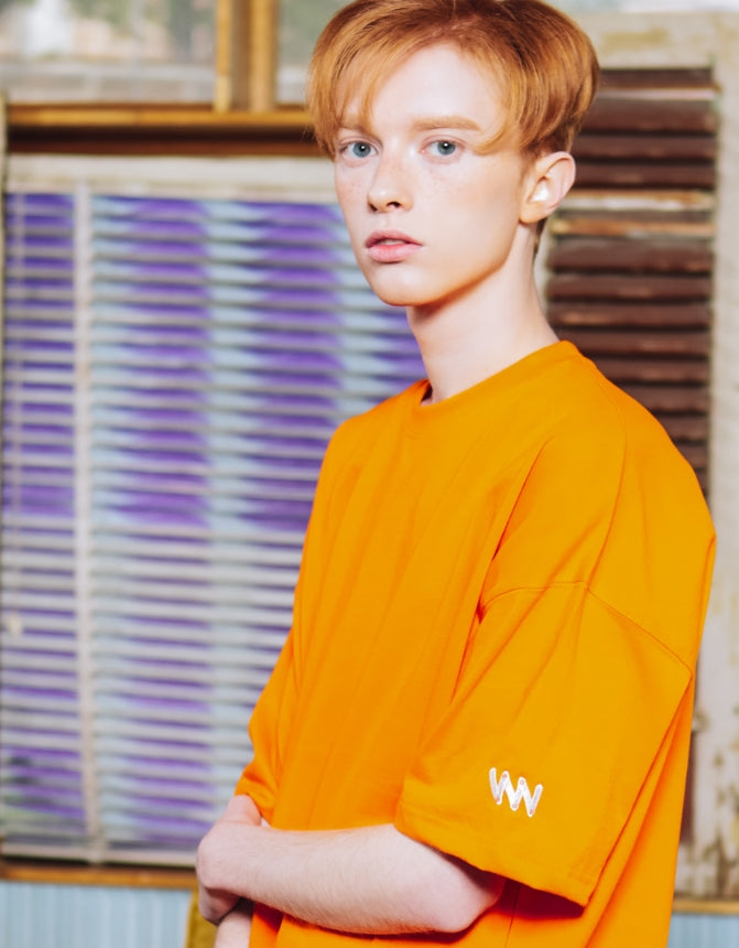 ダブルユーブイプロジェクト(WV PROJECT) BLEEZE SHORT T-SHIRTS JJST7166 (ORANGE)