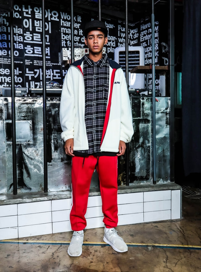 パーステップ(PERSTEP) Double Fleece Zipup Jacket 3color SMOT4188
