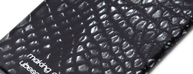 ユベスコ(UBESCO) Texture Phone Case Black