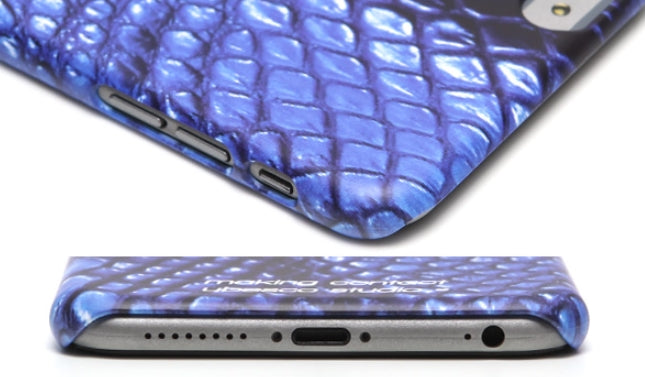 ユベスコ(UBESCO) Texture Phone Case Blue