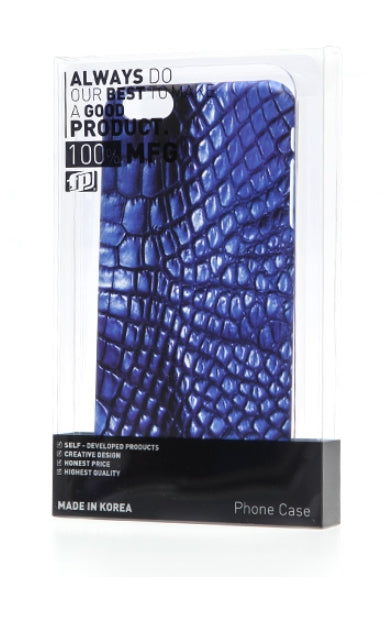 ユベスコ(UBESCO) Texture Phone Case Blue