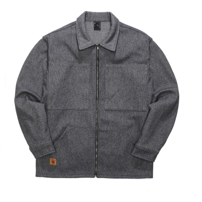パーステップ(PERSTEP) Tonal Stripe Shirt Jacket 3種 MSLS4304