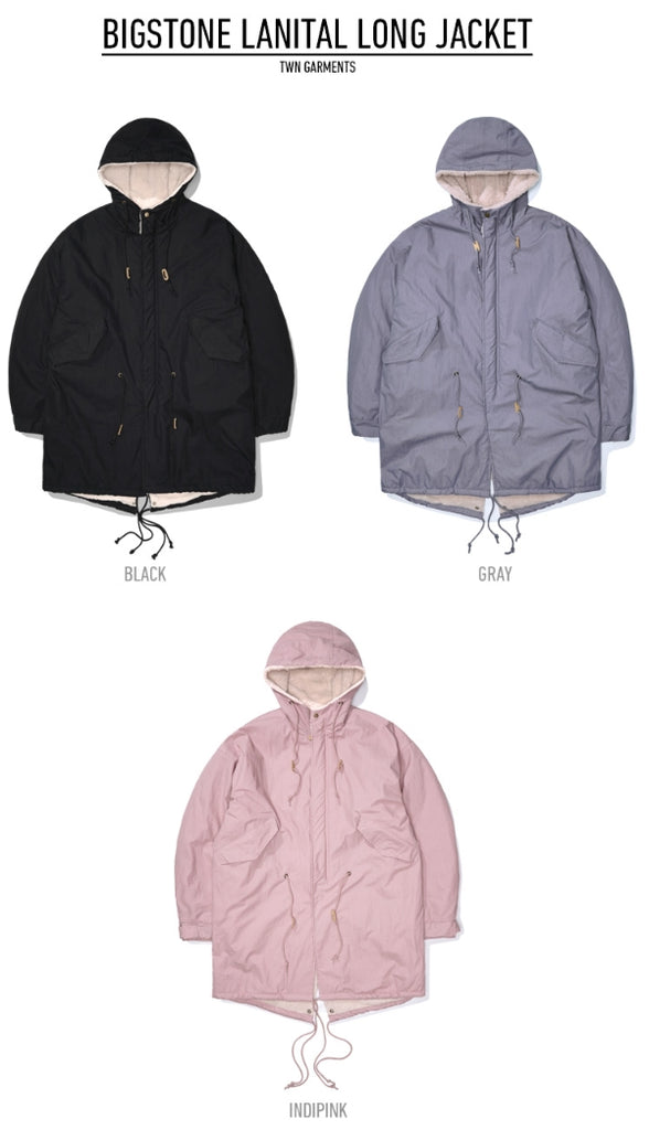ティーダヴリューエヌ(TWN) BIGSTONE LANITAL LONG JACKET 3種 STOT3239