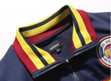 ユベスコ(UBESCO) Knock Track Zipup Navy MSZU8010