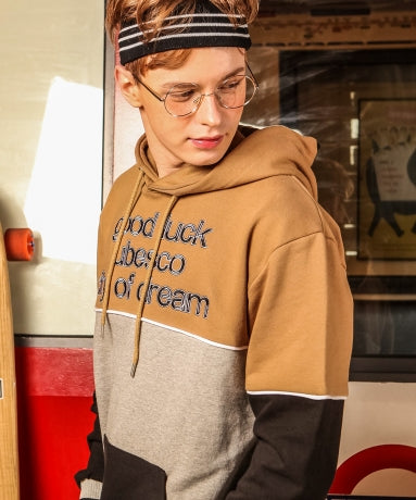 ユベスコ(UBESCO) Good Luck Clty hooded Beige MSHD8008