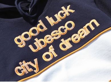 ユベスコ(UBESCO) Good Luck Clty hooded Navy MSHD8008