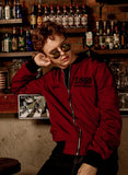 ユベスコ(UBESCO) Room Number Blouson Jumper Wine MSOT8012