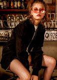 ユベスコ(UBESCO) Room Number Blouson Jumper Black MSOT8012