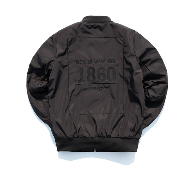 ユベスコ(UBESCO) Room Number Blouson Jumper Black MSOT8012