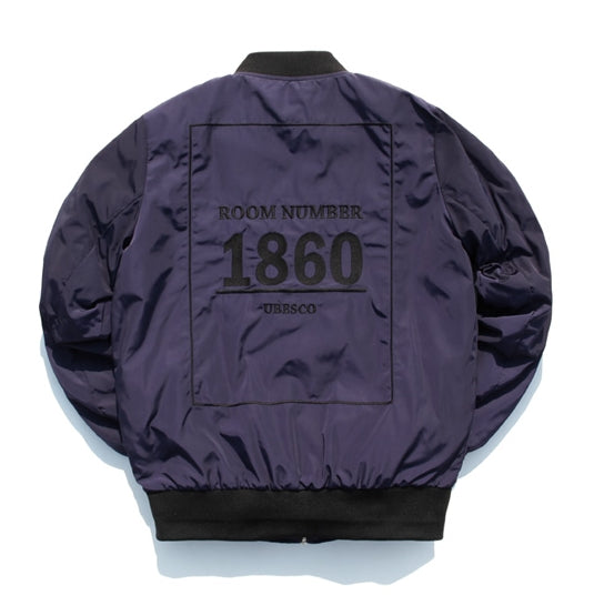 ユベスコ(UBESCO) Room Number Blouson Jumper Navy MSOT8012