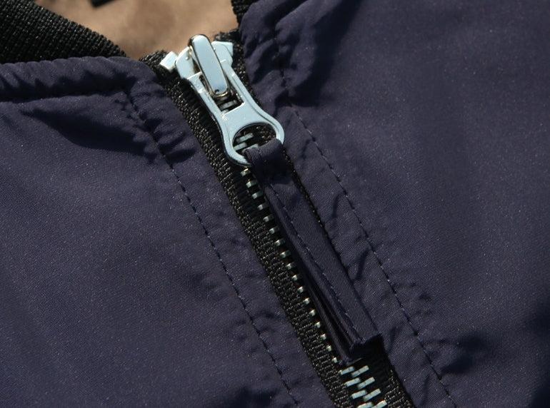 ユベスコ(UBESCO) Room Number Blouson Jumper Navy MSOT8012