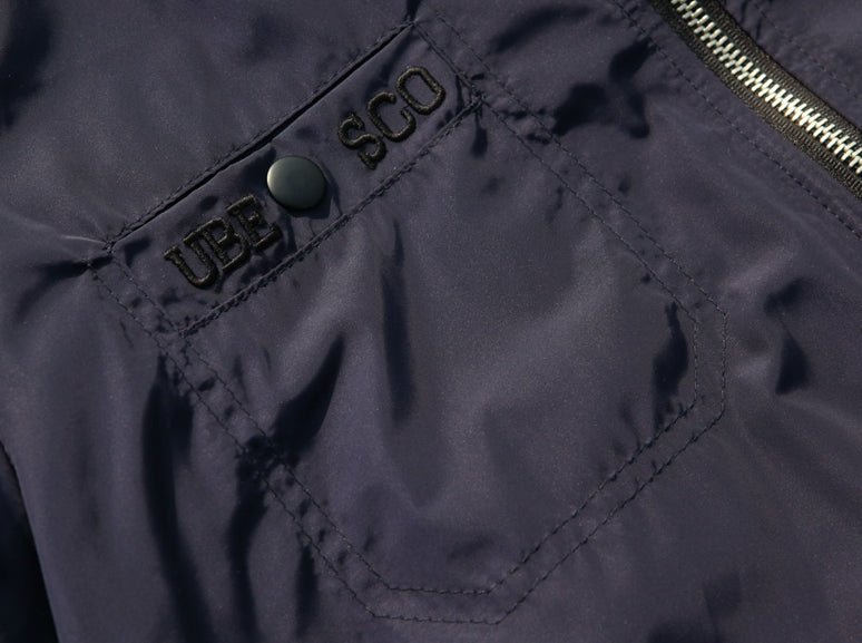 ユベスコ(UBESCO) Room Number Blouson Jumper Navy MSOT8012