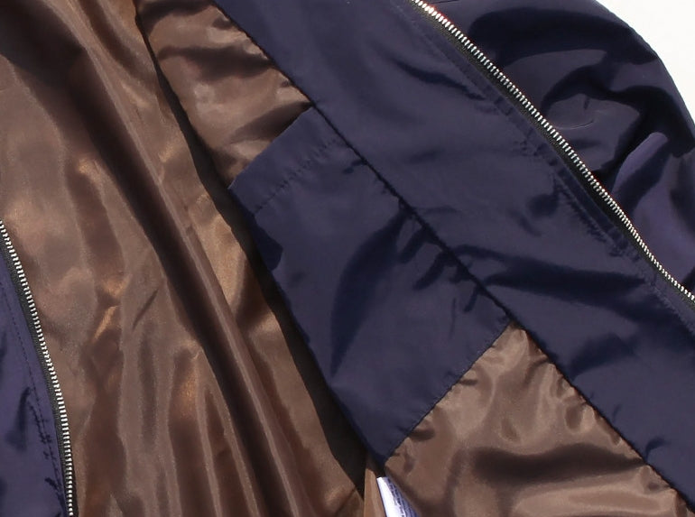 ユベスコ(UBESCO) Room Number Blouson Jumper Navy MSOT8012