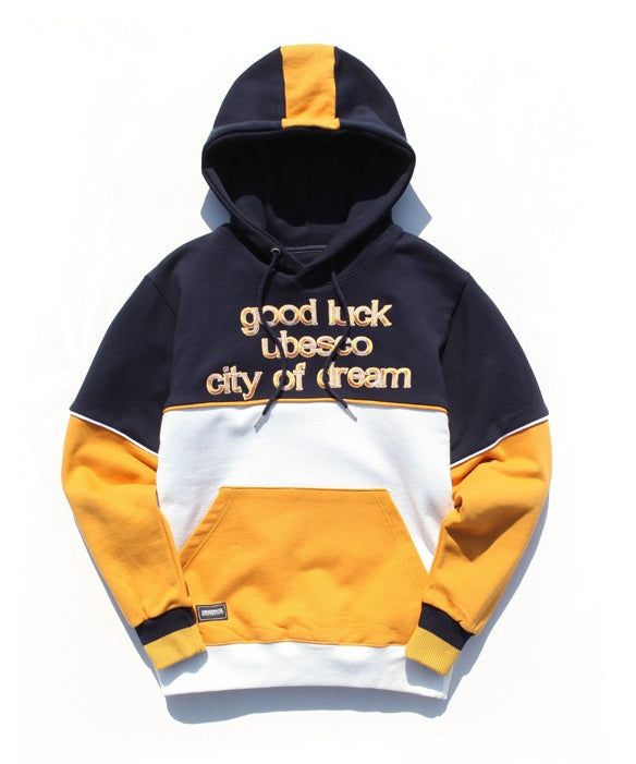 ユベスコ(UBESCO) Good Luck Clty hooded Navy MSHD8008