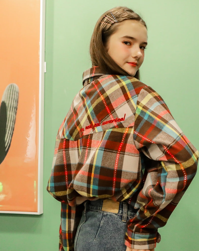 ユベスコ(UBESCO) BETTY CHECK BOX SHIRT MSLS8046