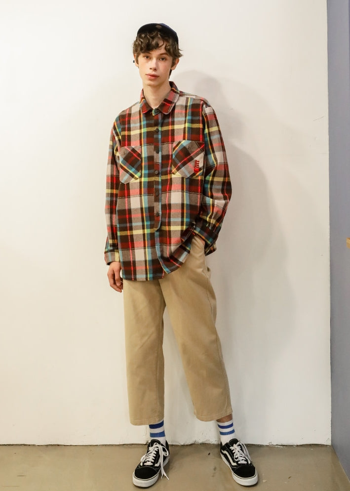 ユベスコ(UBESCO) BETTY CHECK BOX SHIRT MSLS8046