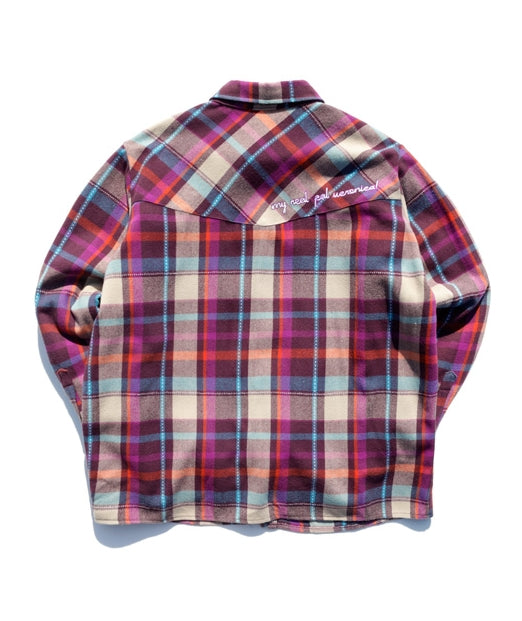 ユベスコ(UBESCO) BETTY CHECK BOX SHIRT MSLS8046