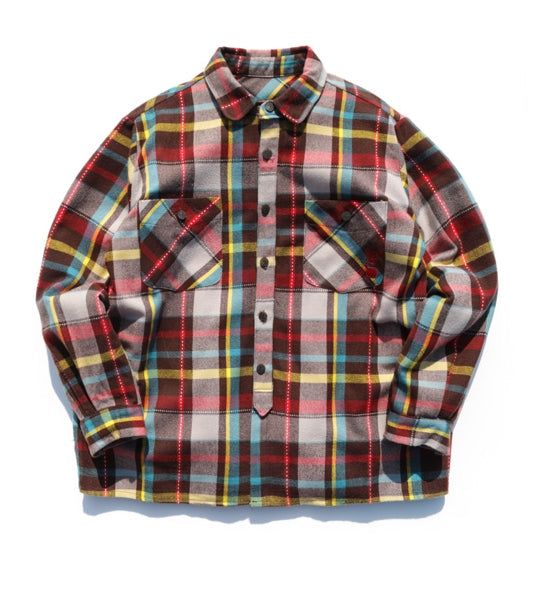ユベスコ(UBESCO) BETTY CHECK BOX SHIRT MSLS8046
