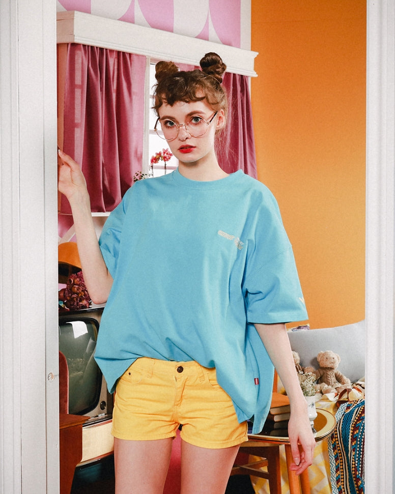 ダブルユーブイプロジェクト(WV PROJECT) MACHINE SHORT-SLEEVE MJST7248 (SKY BLUE)