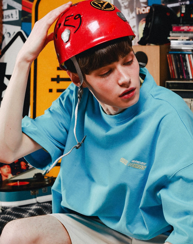 ダブルユーブイプロジェクト(WV PROJECT) MACHINE SHORT-SLEEVE MJST7248 (SKY BLUE)