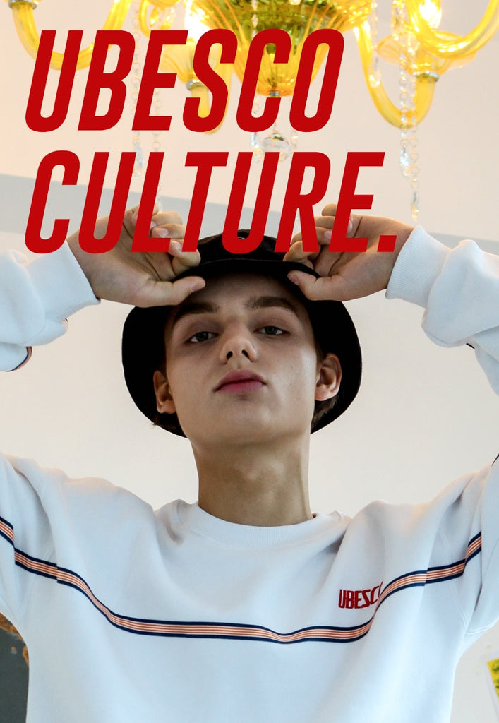 ユベスコ(UBESCO) Logo Line Sweatshirt MSMT8026