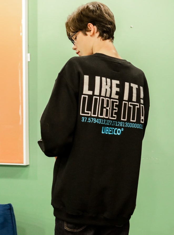 ユベスコ(UBESCO) LIKE IT SWEATSHIRT  SMMT8047