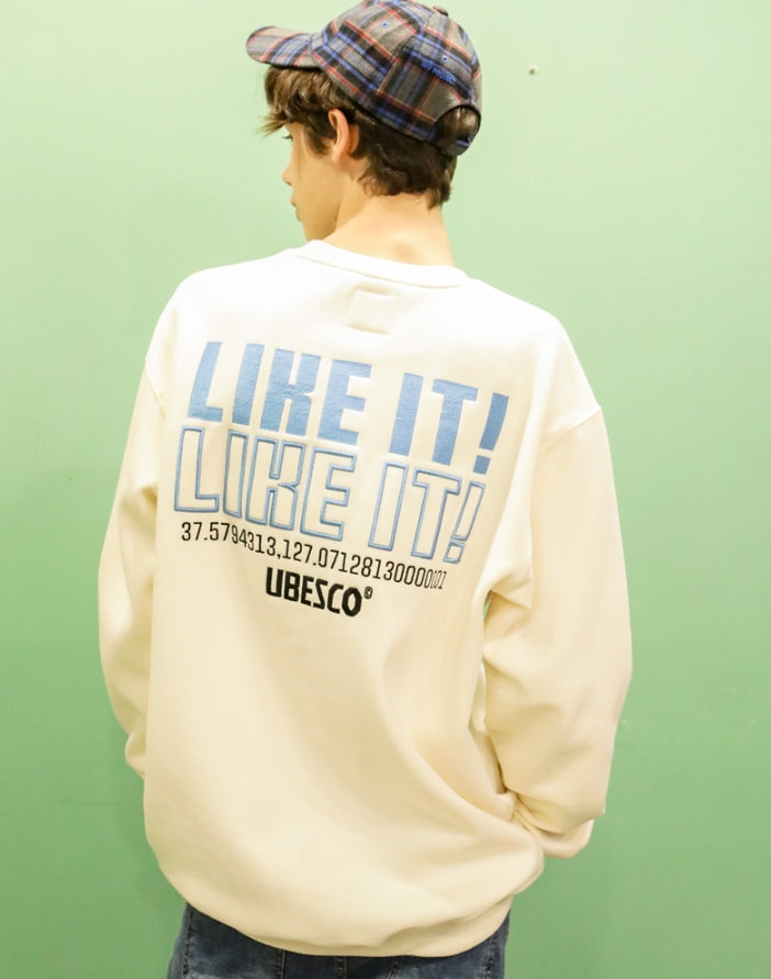 ユベスコ(UBESCO) LIKE IT SWEATSHIRT  SMMT8047