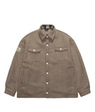 ダブルユーブイプロジェクト(WV PROJECT) WOOD BALLOON SHIRT MJLS7225 (COCOA)