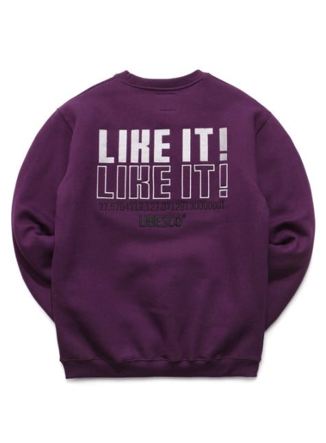 ユベスコ(UBESCO) LIKE IT SWEATSHIRT  SMMT8047