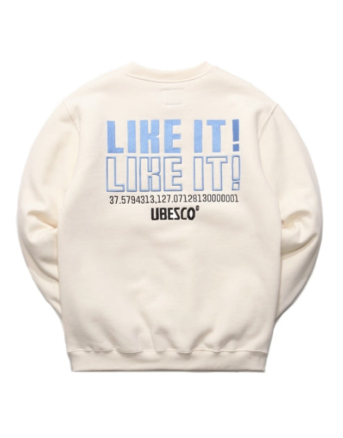 ユベスコ(UBESCO) LIKE IT SWEATSHIRT  SMMT8047