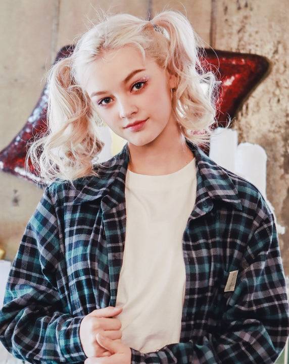 ダブルユーブイプロジェクト(WV PROJECT) TURN CHECK SHIRT KHLS7153 (BLACK)