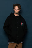 スローアシッド(SLOW ACID) BNS Hood Cardigan Jacket (BLACK)