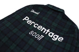 スローアシッド(SLOW ACID) SCOTT Check Shirt Jacket (GREEN)