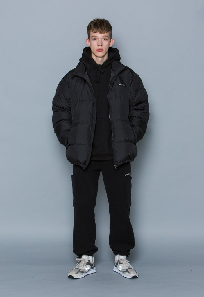 スローアシッド(SLOW ACID)   Scotch Line Logo Down Jumper (BLACK)