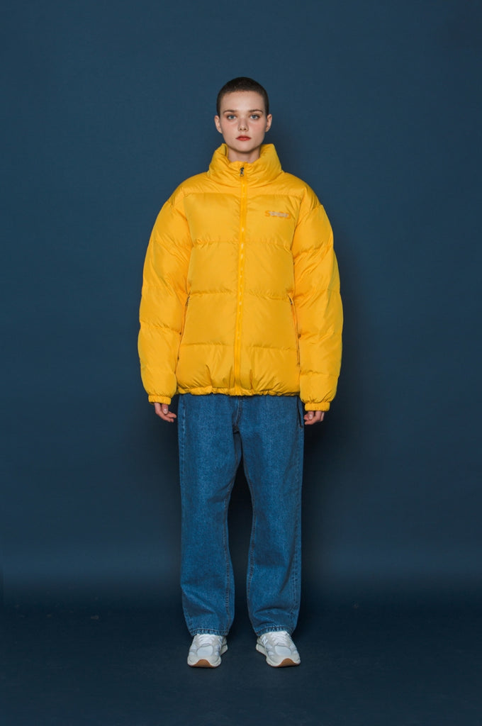 スローアシッド(SLOW ACID)   Scotch Line Logo Down Jumper (YELLOW)
