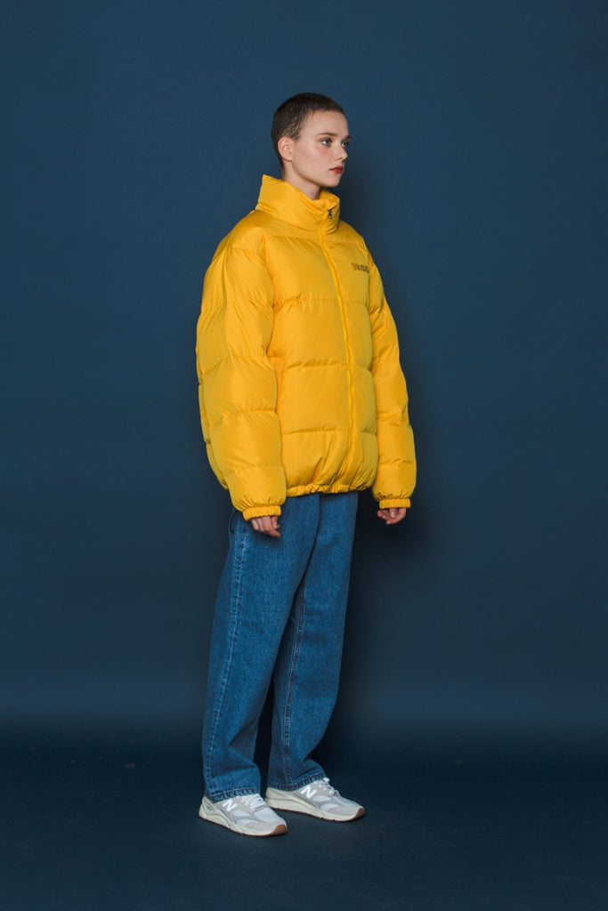 スローアシッド(SLOW ACID)   Scotch Line Logo Down Jumper (YELLOW)