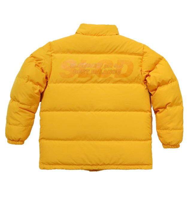 スローアシッド(SLOW ACID)   Scotch Line Logo Down Jumper (YELLOW)
