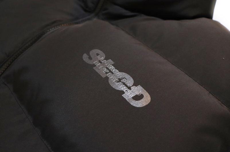 スローアシッド(SLOW ACID)   Scotch Line Logo Down Jumper (BLACK)