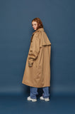 スローアシッド(SLOW ACID)  Oversized Trench Coat (BEIGE)