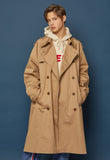 スローアシッド(SLOW ACID)  Oversized Trench Coat (BEIGE)