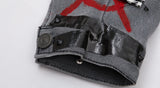 ブラックブロンド(BLACKBLOND) BBD Brutal Graffiti Denim Jacket (Dark Gray)