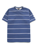 ダブルユーブイプロジェクト(WV PROJECT) TWO THIN STRIPE SHORT SLEEVE NAVY JJST7090