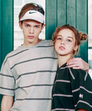 ダブルユーブイプロジェクト(WV PROJECT) TWO THIN STRIPE SHORT SLEEVE BLACK JJST7090