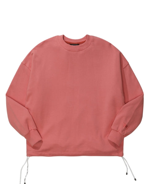 ダブルユーブイプロジェクト(WV PROJECT) NATHAN PIGMENT SWEAT SHIRTS CORAL JJMT7233