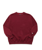 ダブルユーブイプロジェクト(WV PROJECT) BLOOMING SWEATSHIRT DARK WINE JJMT7204