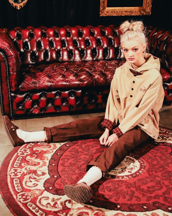 ダブルユーブイプロジェクト(WV PROJECT) LIL COTTON PANTS BROWN MJLP7142